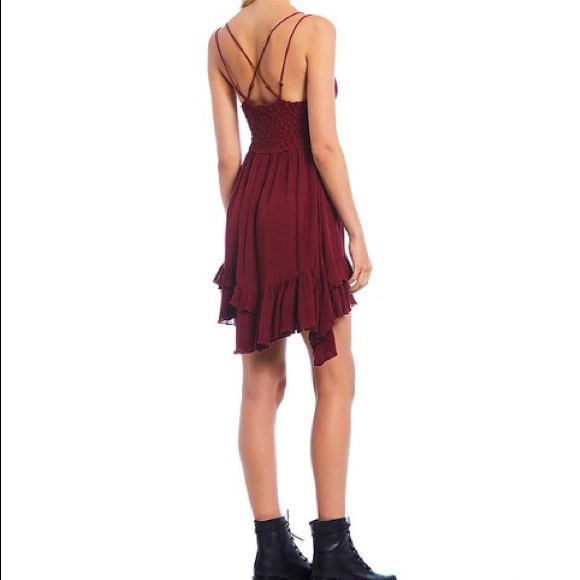 NWT Free People Adella Lace Slip Ruffle Dress - XS - Picture 2 of 6